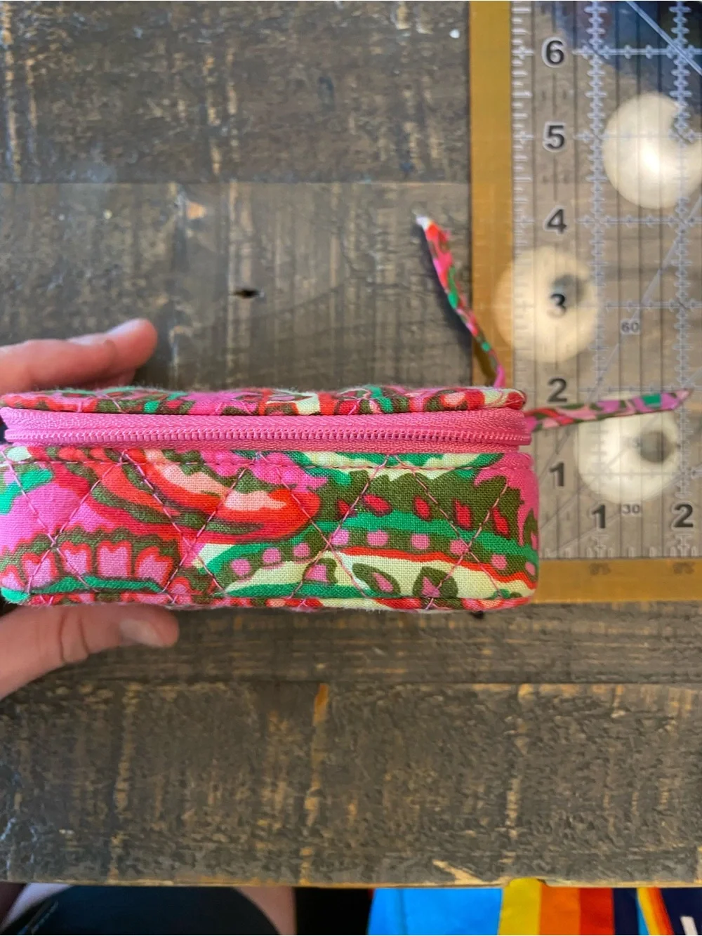 Vera Bradley Capri Pink Pill Box - Picture 2 of 5